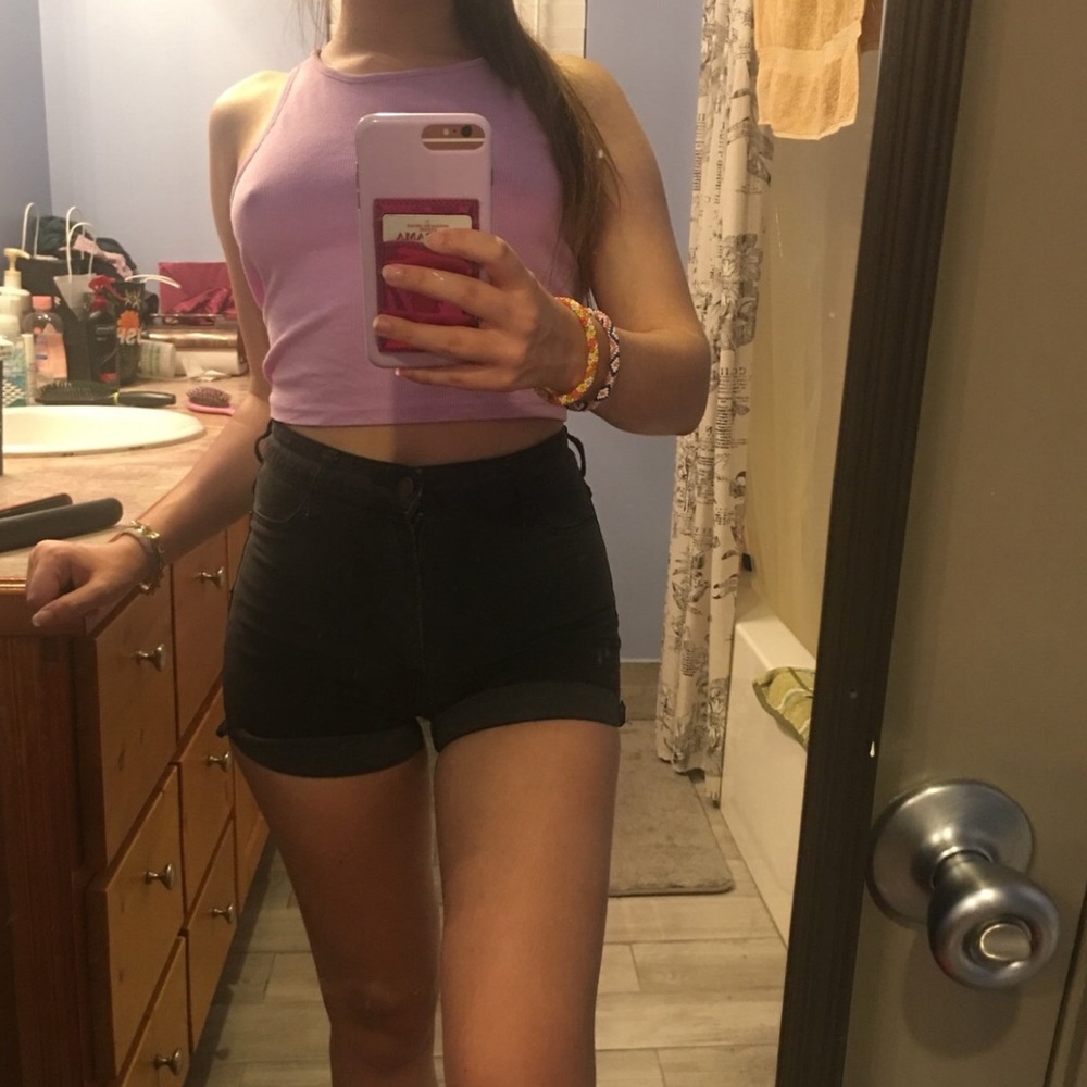 Women’s black shorts